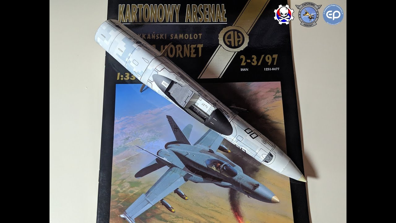 Halinski F/A-18C 'VMFA-314 Black Knights' - Cockpit 03 [종이모형 / Paper model / Kartonowy model]