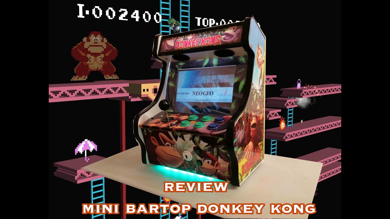 Mini Bartop Recreativa arcade de Donkey kong