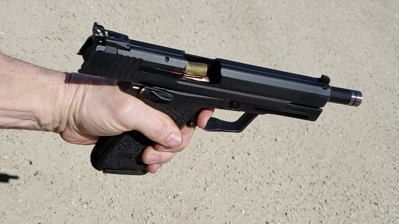 HK USP Elite 45 ACP Super Slow Motion