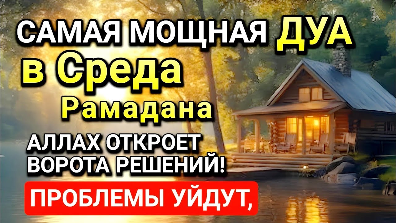 Самая сильная дуа в Среда ! Ризк, богатство, успех, счастье!l
