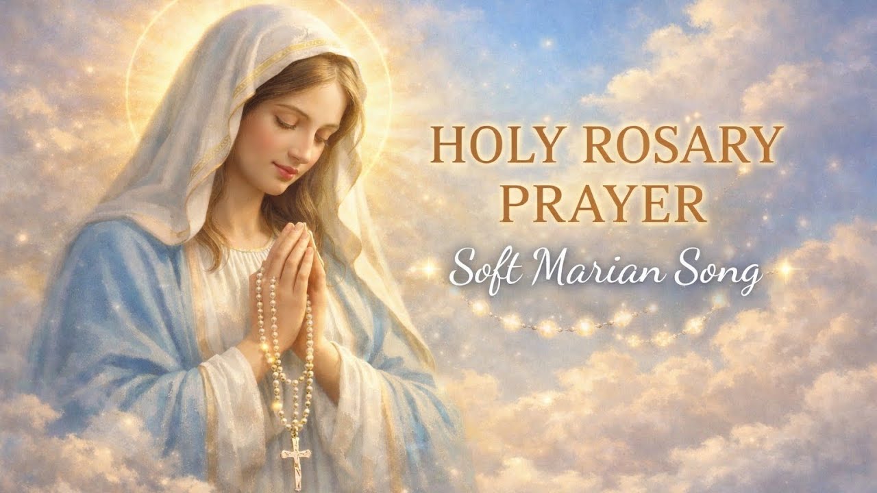 🌹 “Holy Rosary Song – Soft Marian Prayer Music” 🌹