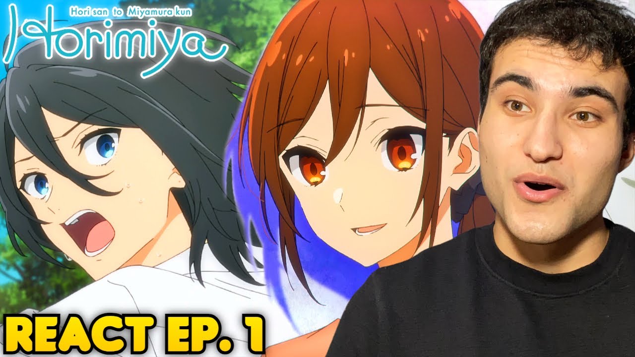 MEU PRIMEIRO ANIME DE ROMANCE!! React Horimiya EP. 1