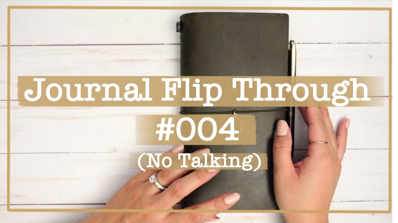 Traveler's Notebook Journal Flip Through 