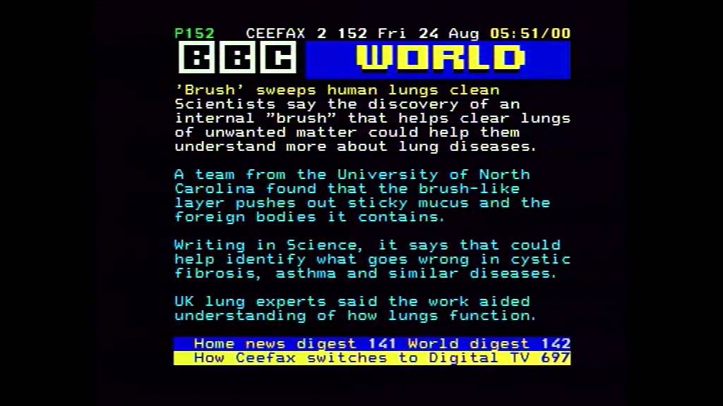 Pages from Ceefax and BBC Two start-up - Friday 24th August 2012