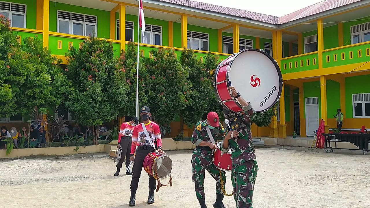 Penampilan Drumband AKMIL AKPOL - Latsitarda Nusantara XLI/2021 di Yaspend Melati Deli Serdang
