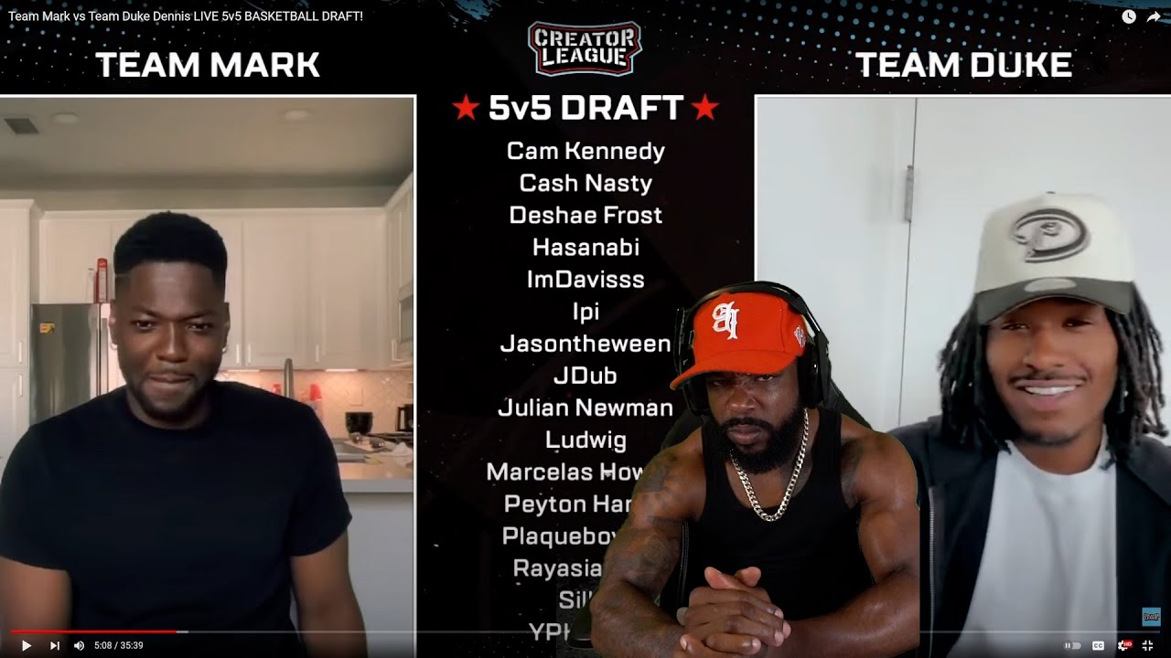 THIS WAS DISRESPECTFUL! I'M CRASHING OUT! DUKE vs MARK 5v5 DRAFT! Reaction!