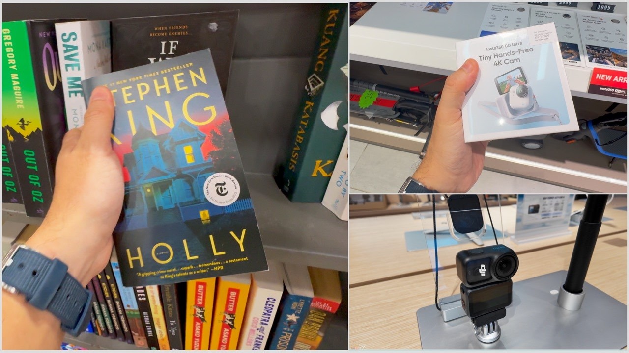 New Camera Day & Bookstore Hunt : Insta 360 GO Ultra VS Dji Osmo Nano 📷