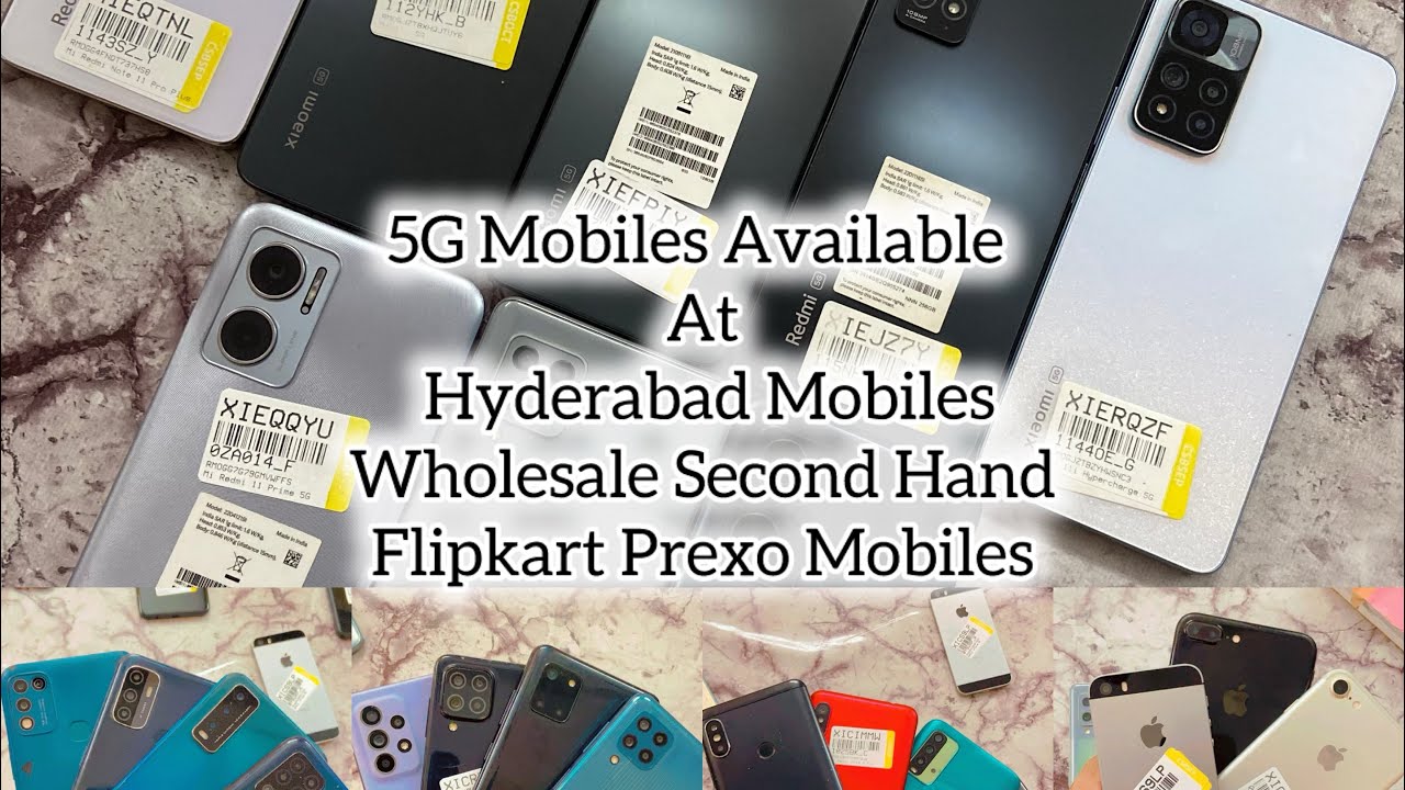 Second Hand Mobiles Wholesale in Hyderabad mobile market 5G phones available Jagdish market
