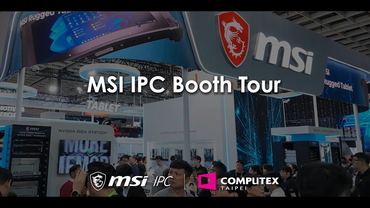MSI IPC COMPUTEX 2026 Booth Tour | Edge AI and Embedded Solutions
