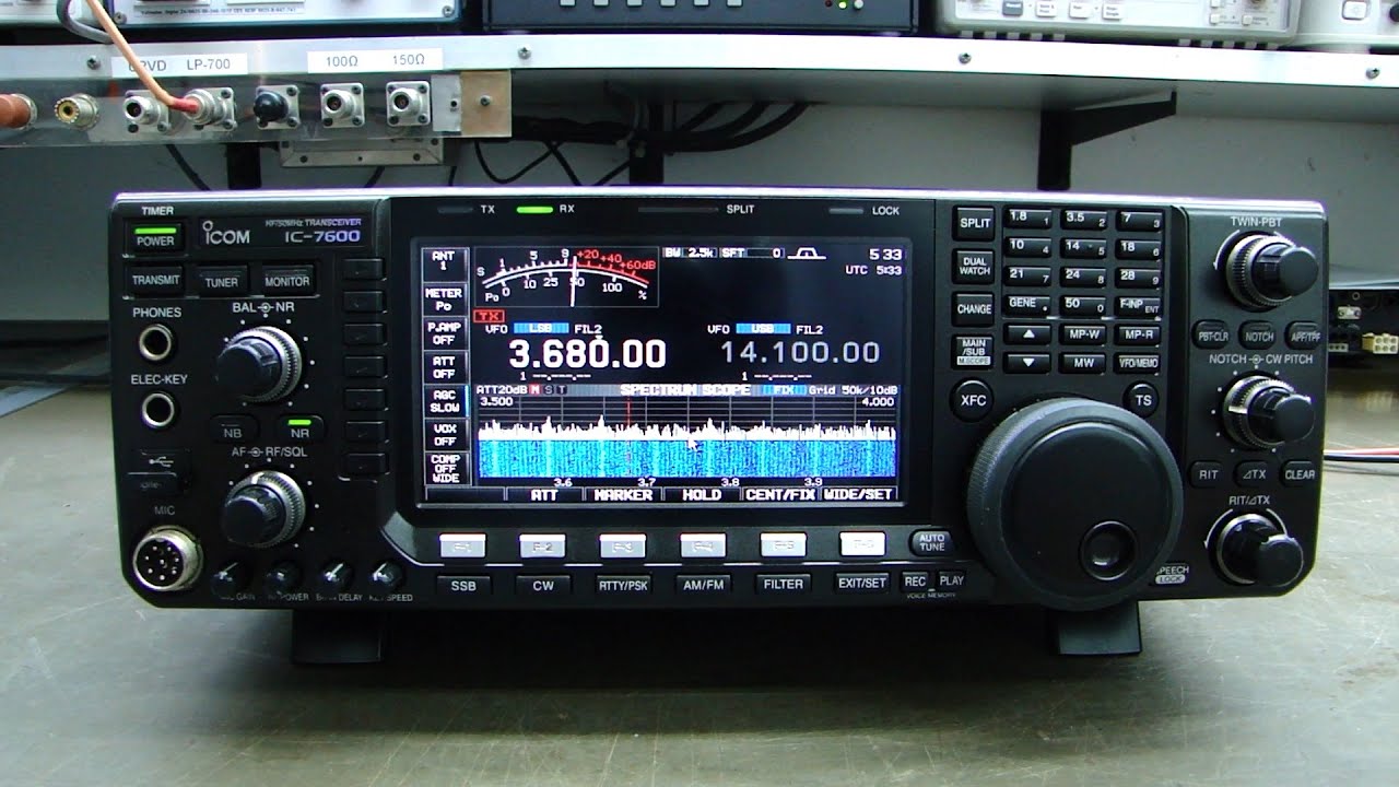 ALPHA TELECOM: REVISÃO e ALINHAMENTO ICOM IC-7600 do JOLIBEL PY7BEL