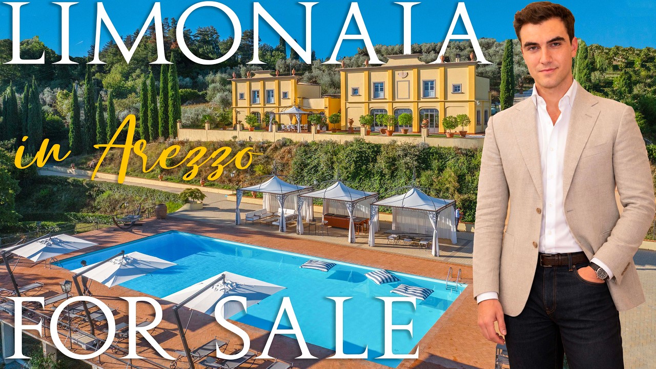 LUXURY VILLA WITH PANORAMIC VIEW FOR SALE IN TUSCANY, AREZZO