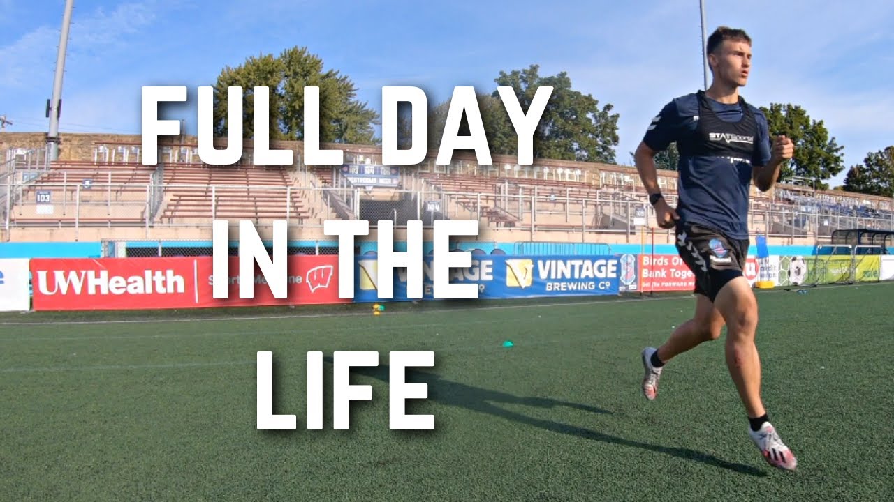 FULL DAY IN THE LIFE OF A PRO SOCCER/FOOTBALL PLAYER