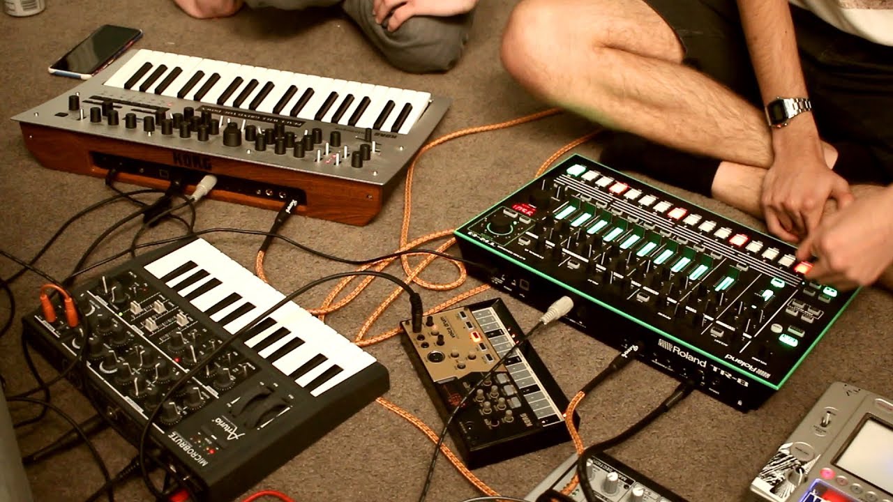 Sunset Synth Jam | Minilogue/TR8/Microbrute/Volca Drum