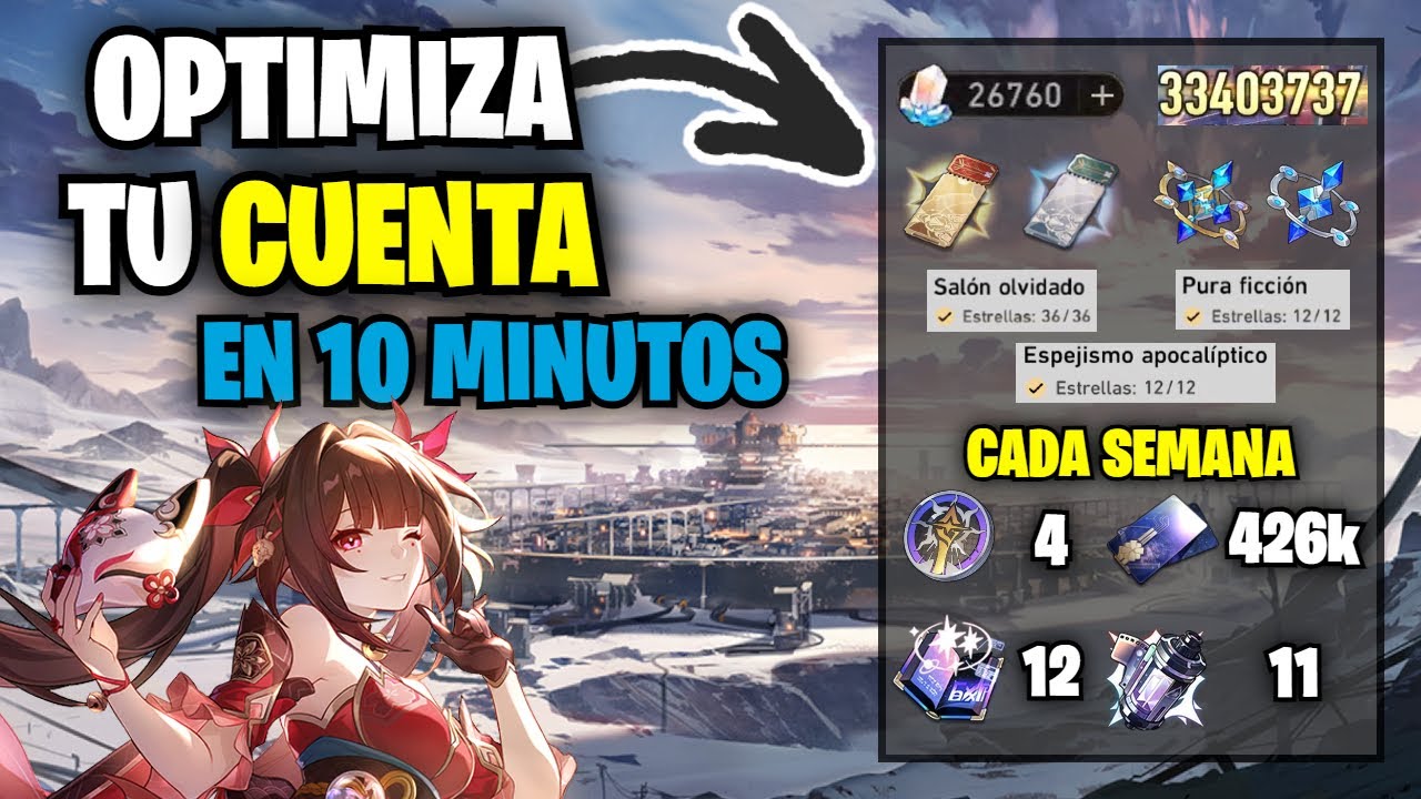 APRENDE A MEJORAR TU CUENTA EN SOLO 10 MINUTOS (Gu&iacute;a Actualizada 2.3) | Honkai Star Rail
