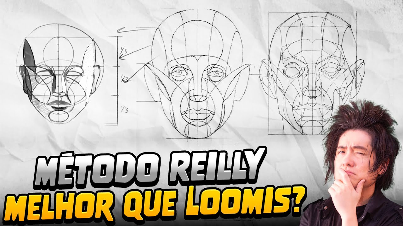 Conhecendo o MÉTODO REILLY para DESENHAR cabeça
