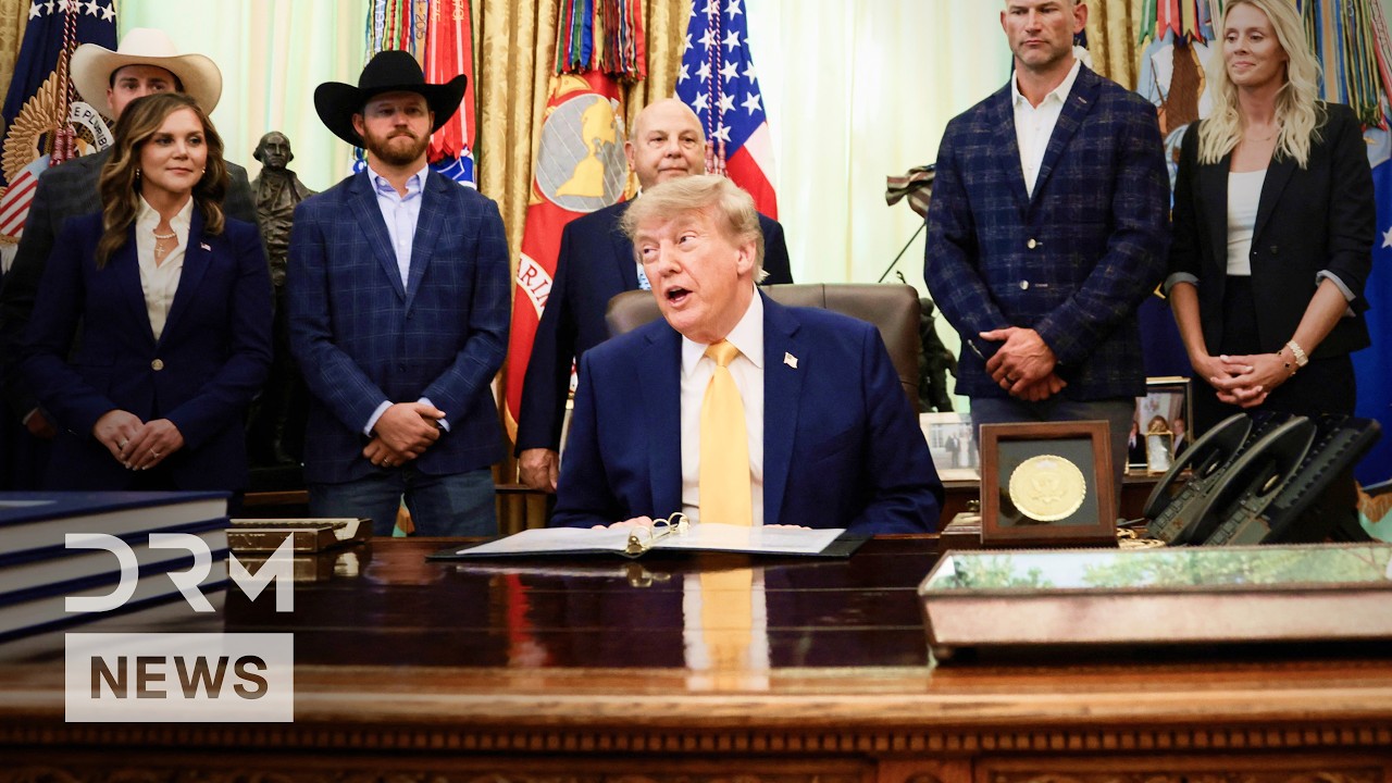 Trump Takes Reporters&rsquo; Questions, Warns Iran of More Strikes &ldquo;Very Soon&rdquo; | AC1N