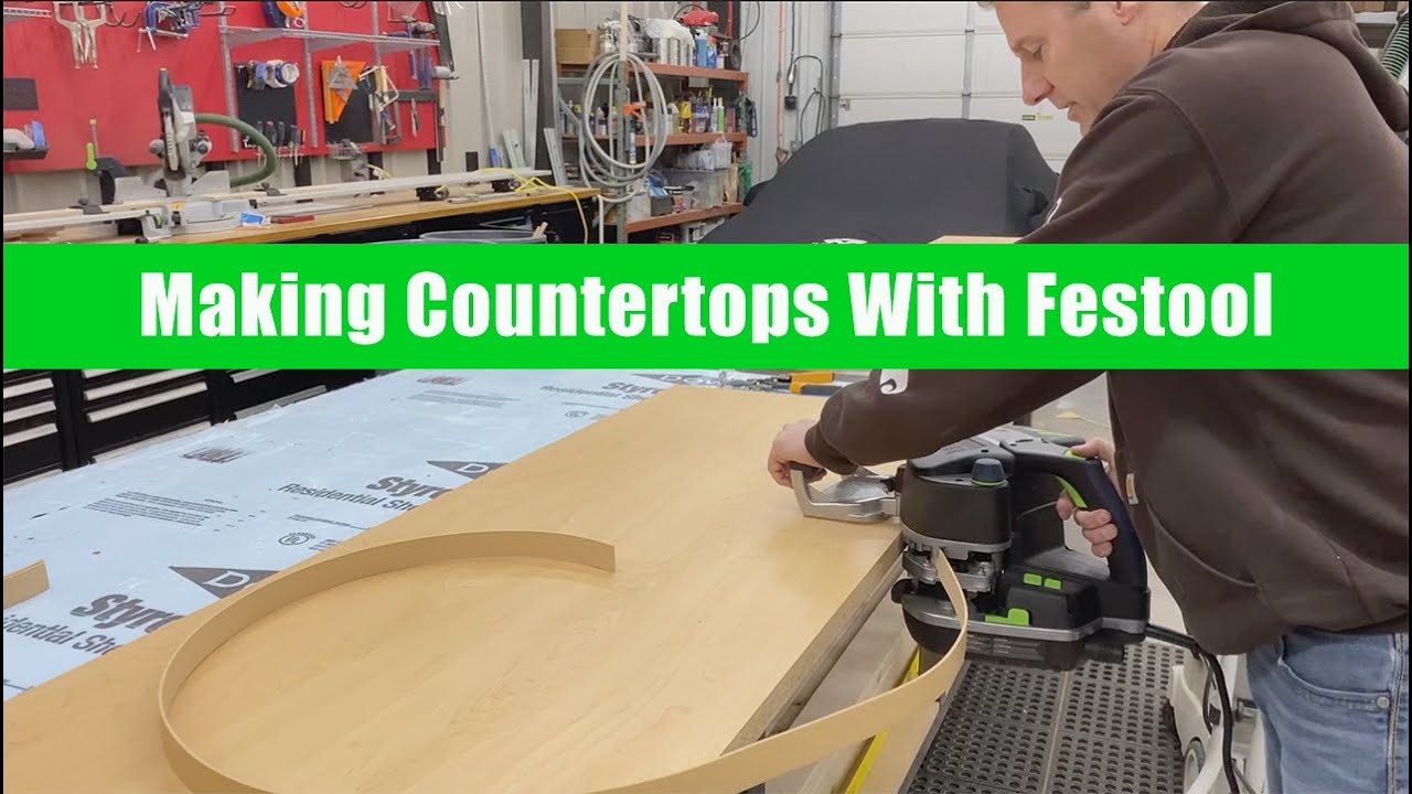 Как легко ламинировать столешницы — с помощью Festool Conturo и Festool MFK 700EQ.