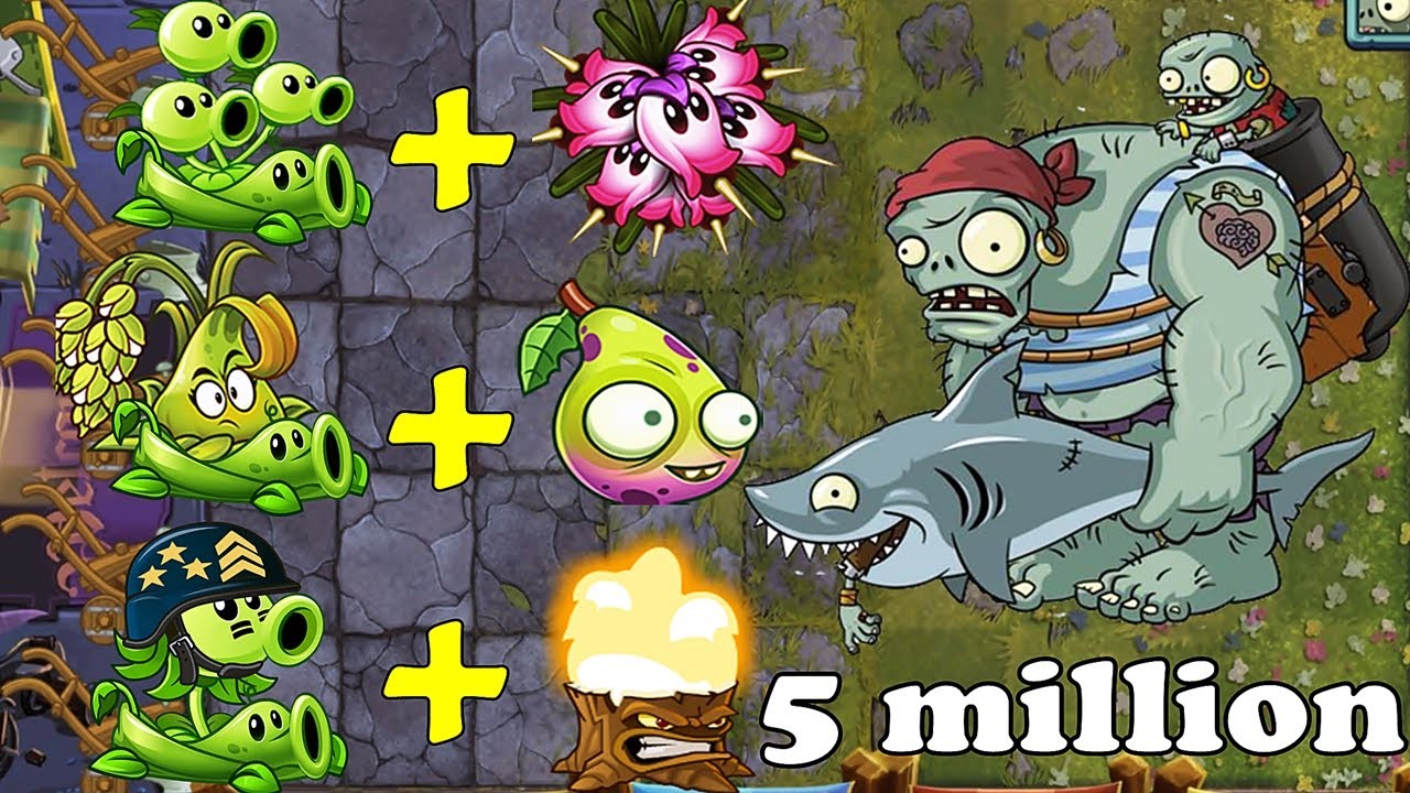 Pvz2 Arena this Week 274, 5 million- BEST COMBO vs Gargantuar Pirate