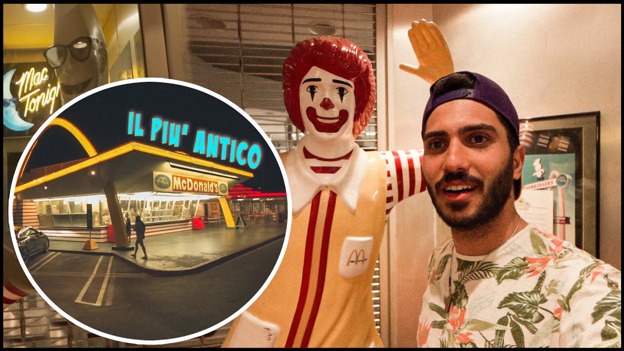 Tour del MCDONALD PIU' VECCHIO DEL MONDO esplorando LOS ANGELES | America vlog 16