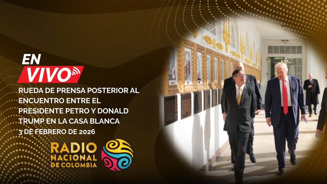 📻🚨 Rueda de prensa- encuentro entre el pdte Petro y Donald Trump