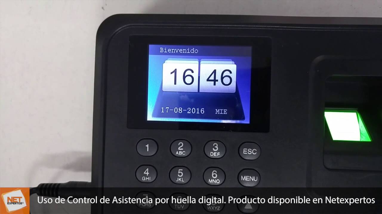Reloj Control de Asistencia Biométrico - Carga y descarga datos