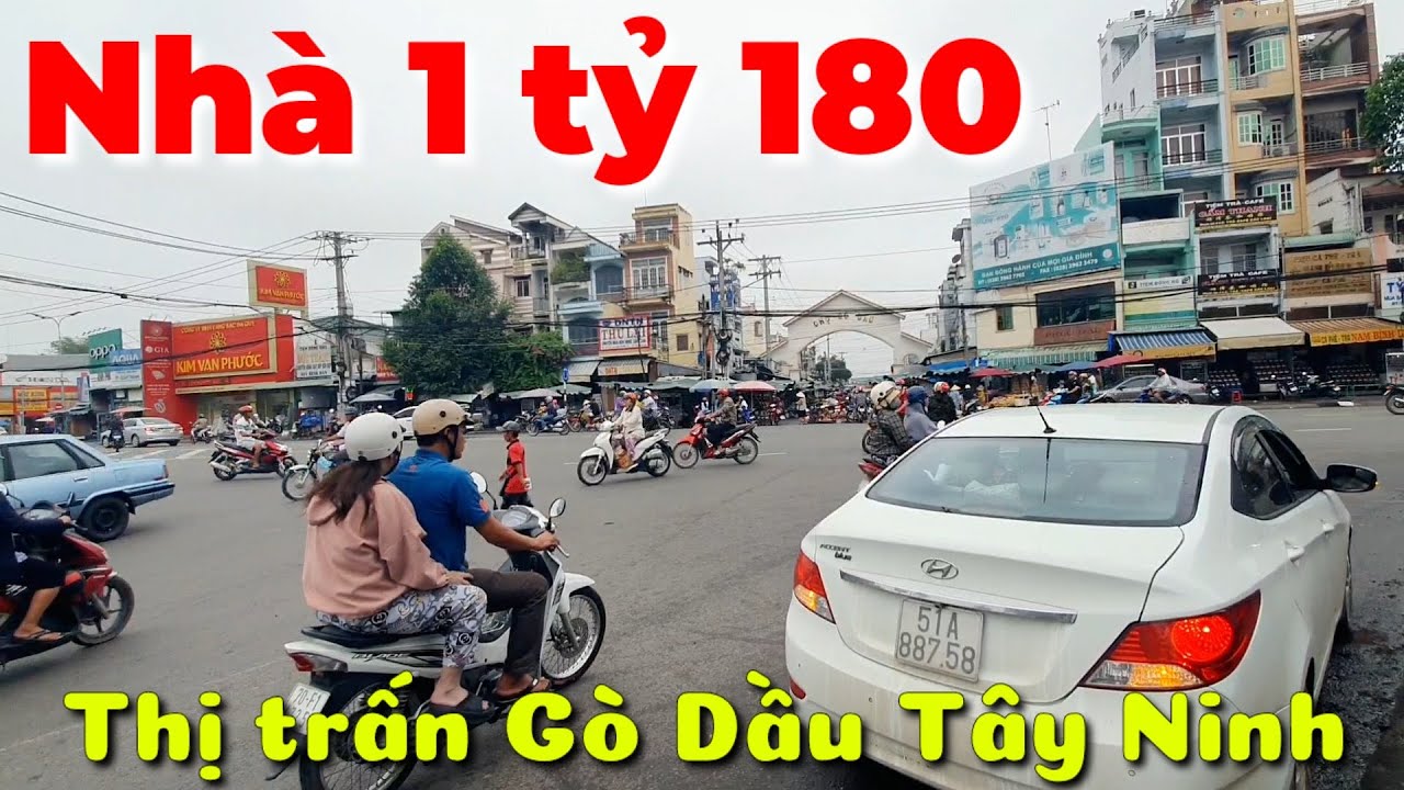 Bán nhà 1 tỷ 180 triệu kế vòng xoay Chợ Gò Dầu Tây Ninh full đất ở đô thị Cách Củ Chi TPHCM 30km
