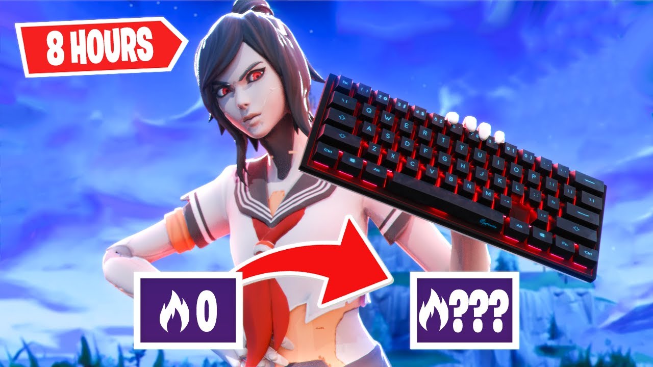 Playing Arena For 8 Hours STRAIGHT On KBM For The First Time | Fortnite Chapter 2