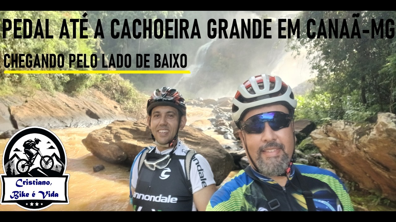 Pedalada até a Cachoeira Grande em Canaã
