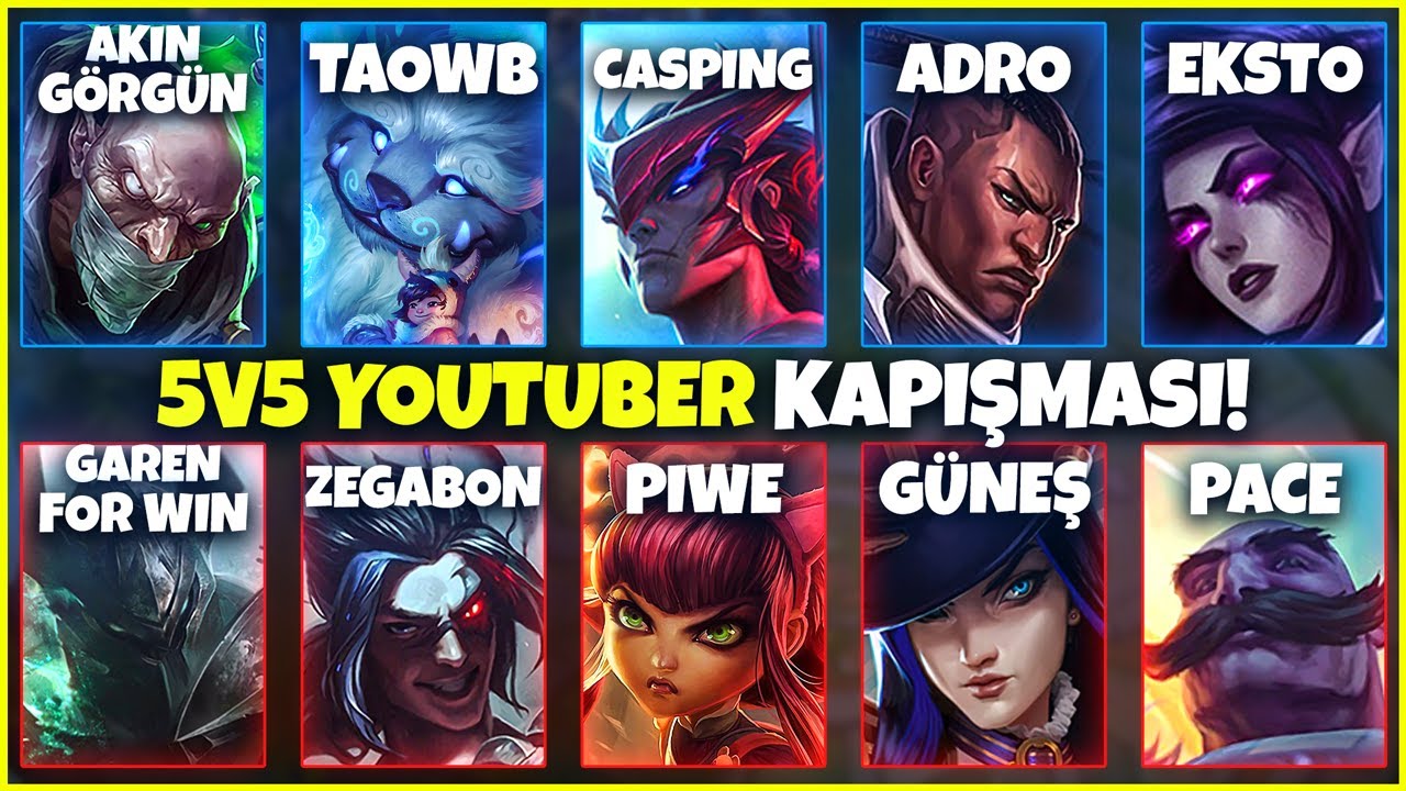 5V5 YOUTUBER KAPIŞMASI 2. MAÇ!