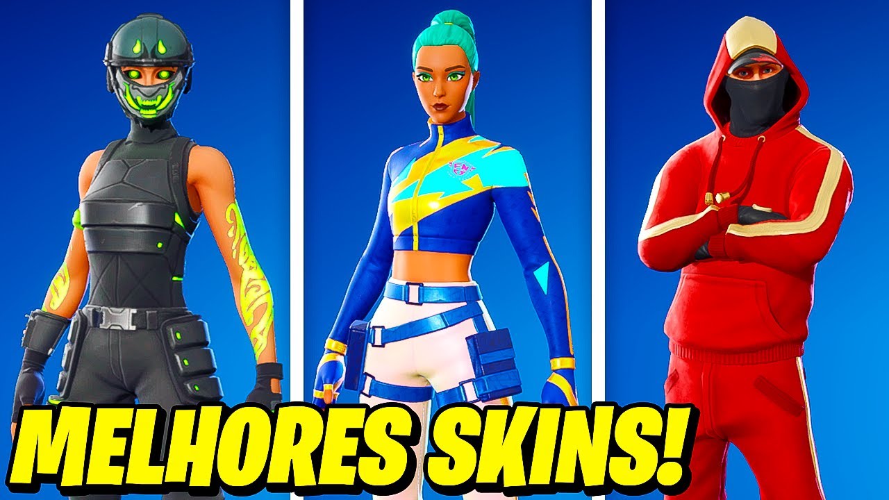 25 MELHORES SKINS BARATAS DO FORTNITE EM 2024!