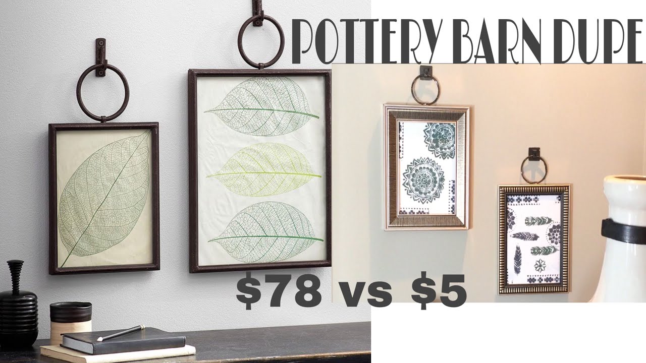 Dollar Tree Wall Art DIY | Pottery Barn Dupe DIY