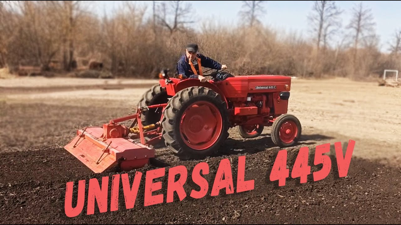 UTB Universal 445-V С китайской почвофрезой.