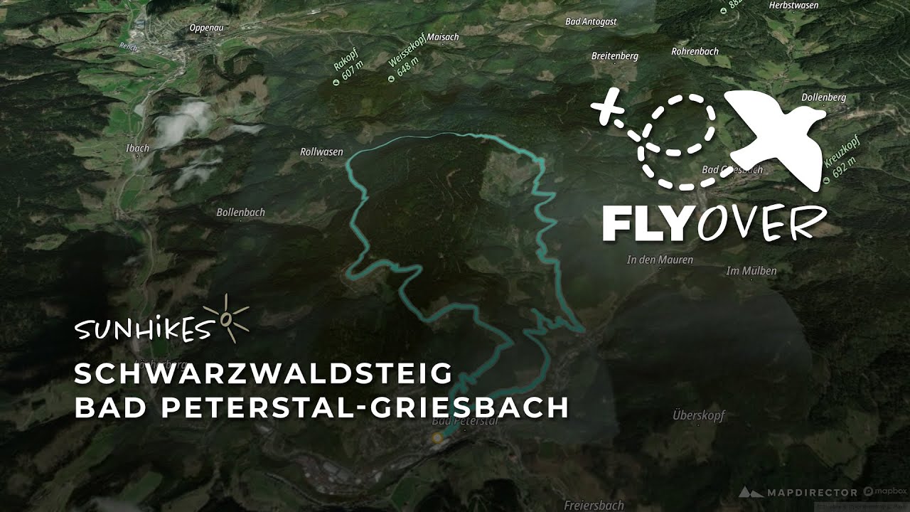 Teufelskanzelsteig Bad Peterstal-Griesbach – Flyover