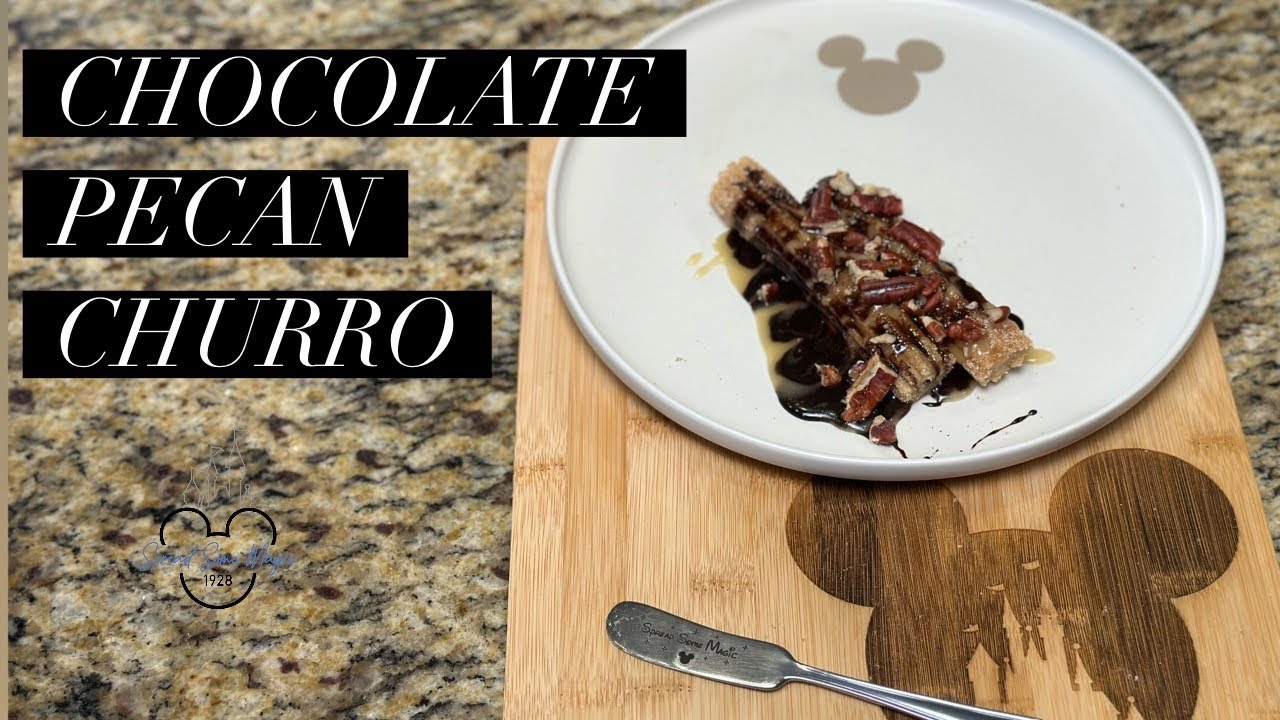 Chocolate Pecan Churro - a Disneyland Specialty Churro