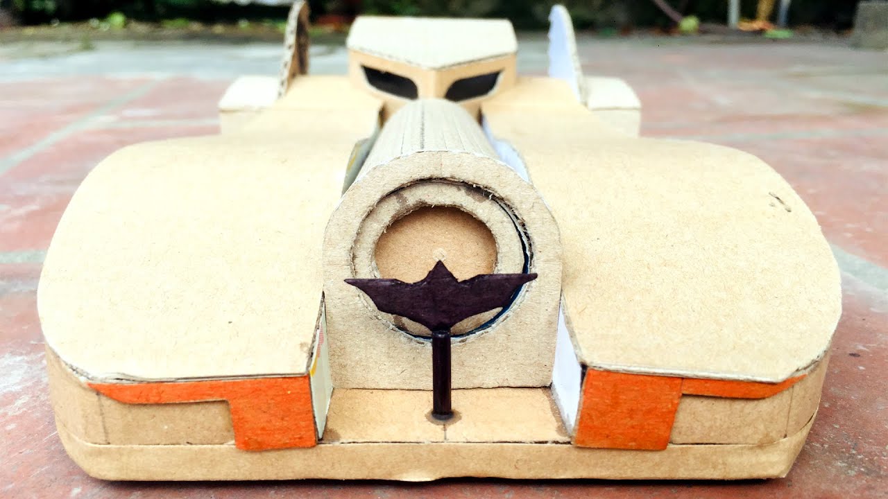 How To Make Batman Car from Cardboard - Batmobile Replica