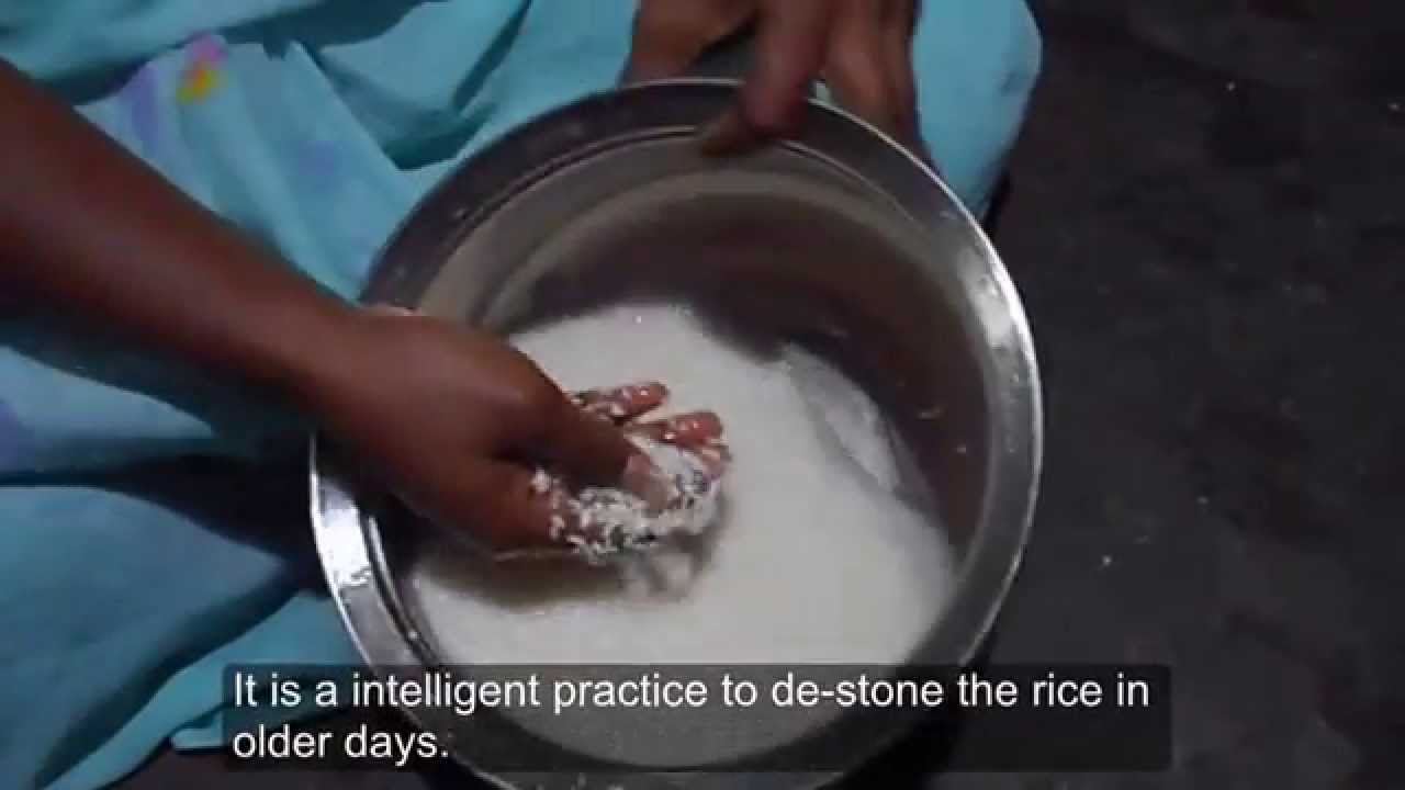 Rice cleaning & de-stoning