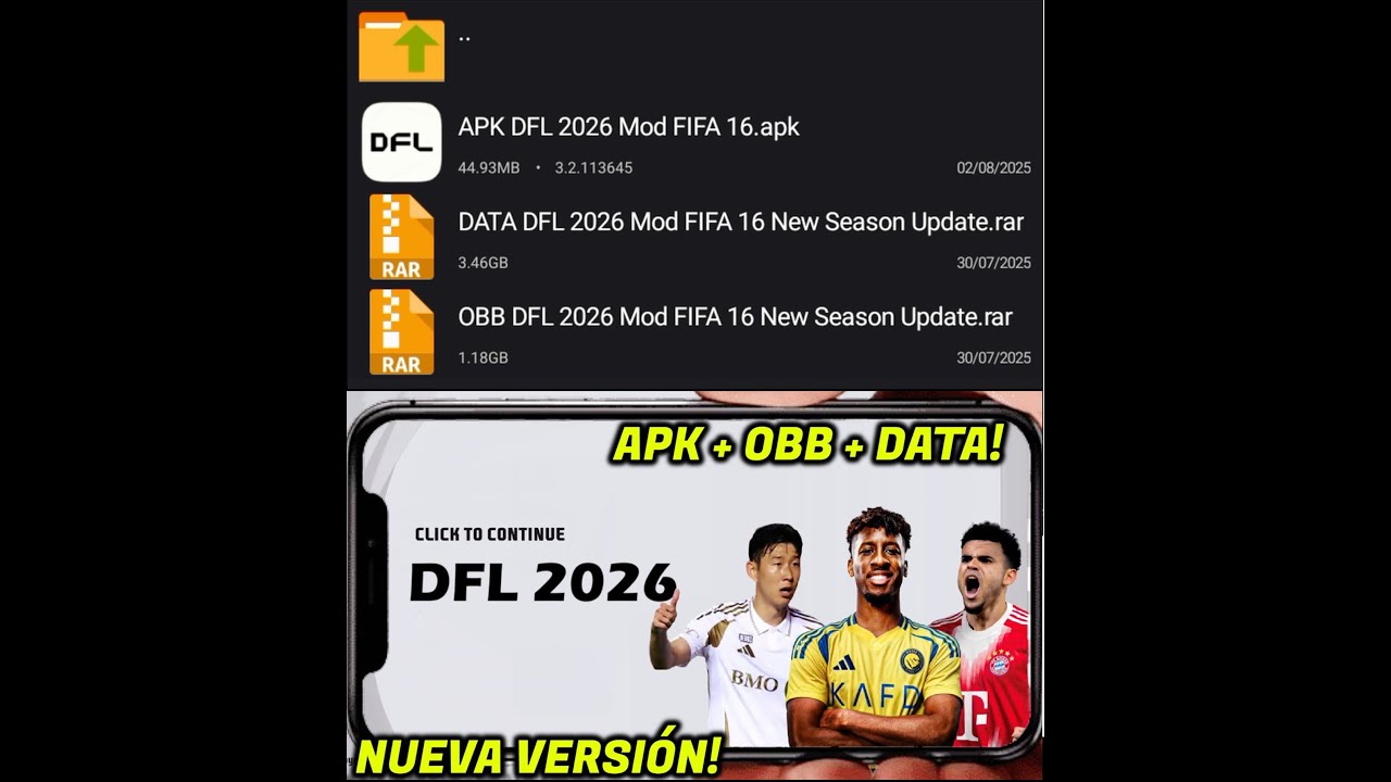 How to Install & Set Up DFL 26 MOD FIFA 16 APK + OBB + DATA on Android (Step by Step)