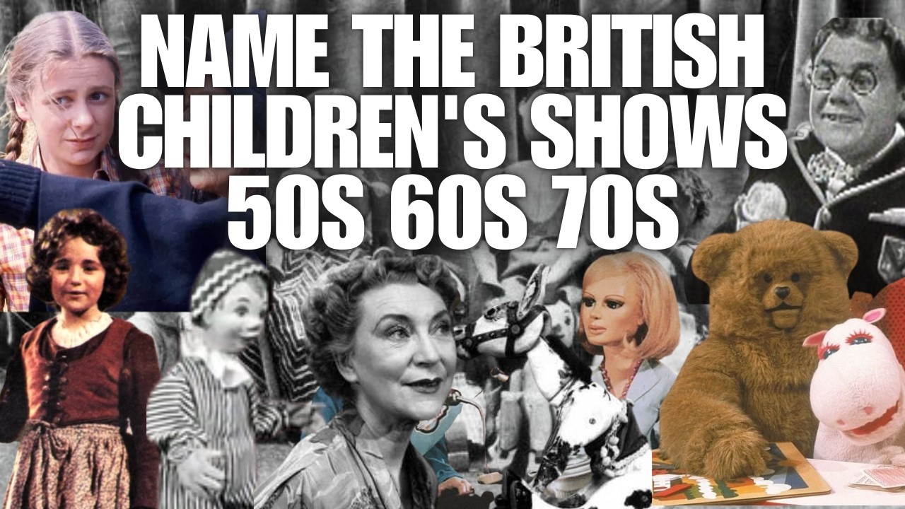 Name The British Children's TV Shows 50s 60s 70s [Quiz Mix Challenge]