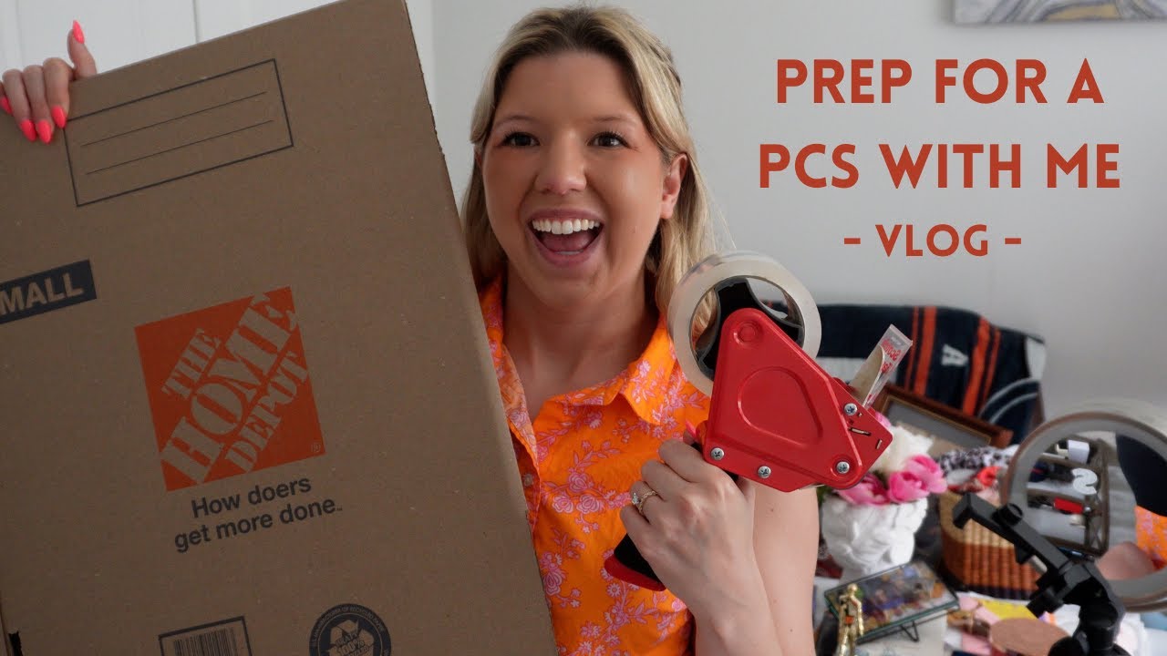 Military PCS | Prepping to move vlog