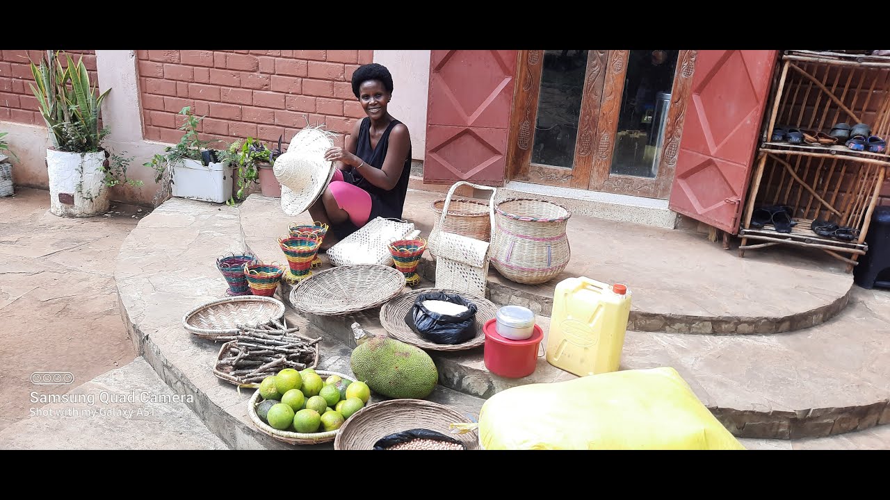 Some indigenous foods and African traditinal household/decor items.