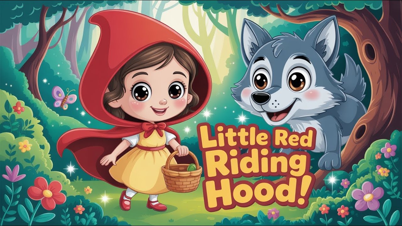 Little Red Riding Hood 🧺 | Kids Fairy Tale Story | Grandma Stories | #moralstories #stories #viral