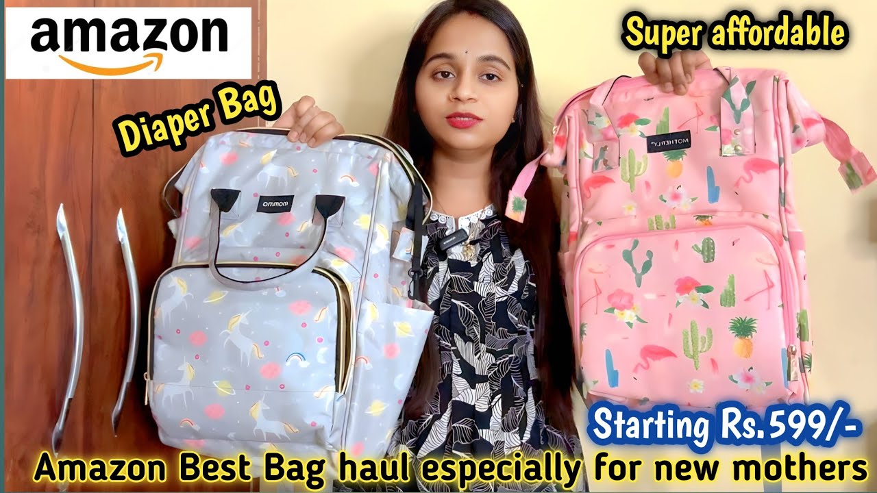 Amazon Haul || Amazon Best Bag for mothers ||Diaper bag /sling bag /Office Bag /Branded bag/Zouk Bag