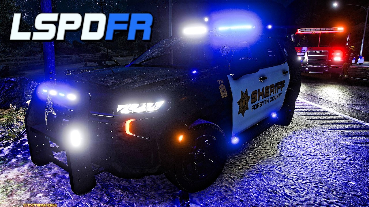 GTA 5 LSPDFR | Forsyth County Sheriff 🚔 Crazy Monday Patrol! Wild Pursuits & Epic Traffic Stops