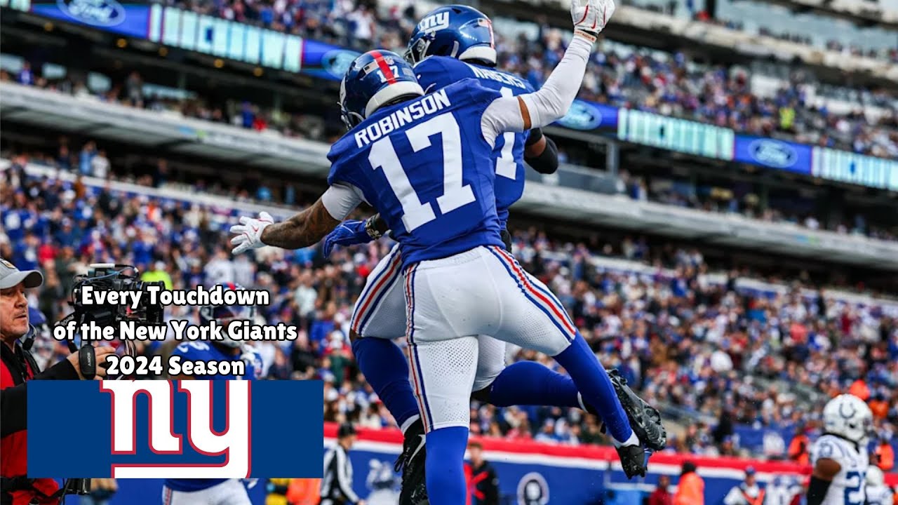 Every Touchdown of the New York Giants 2024 Season