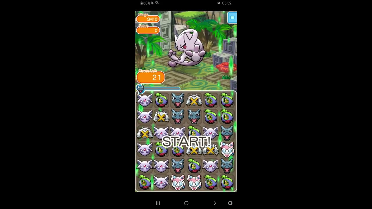 Pokemon Shuffle SM Clear With HS Team 1/6
