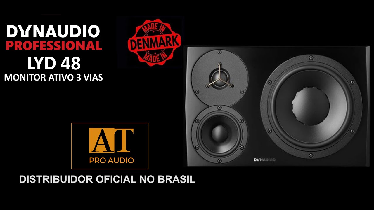 DYNAUDIO LYD48 MONITOR ATIVO 3 VIAS - AT PROAUDIO BRASIL