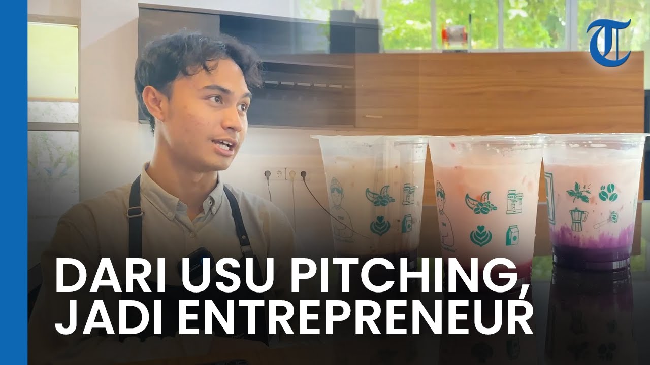 Juarai USU Pitching, Razie Buka Gerai Minuman Manisdingin di Gelanggang Mahasiswa USU