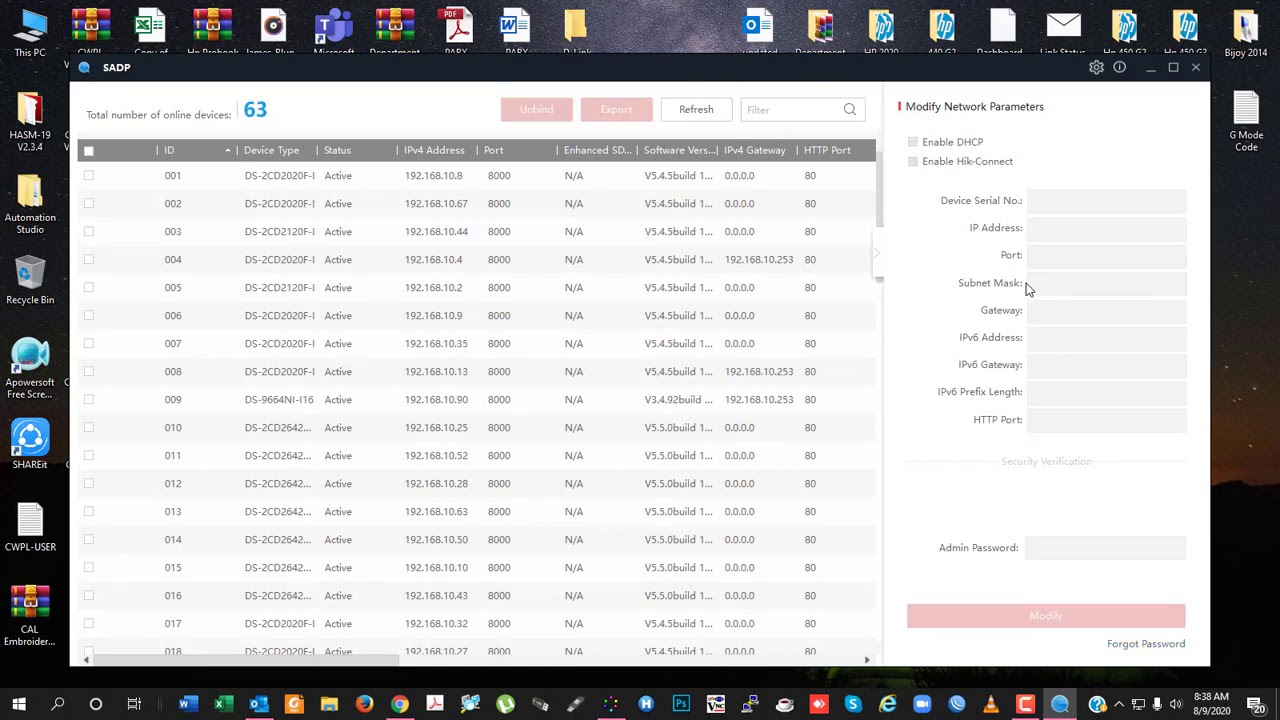 How To Change Hikvision Camera IP By SADP Tool