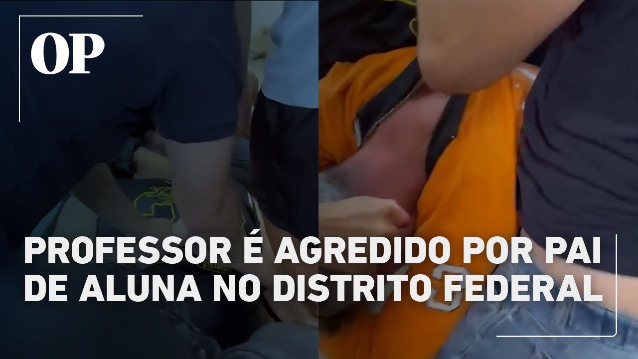 Professor &eacute; agredido por pai de aluna no Distrito Federal
