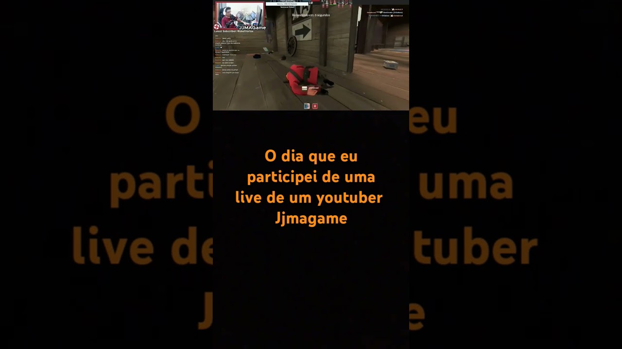 Partipei de uma live de um youtuber @JJMAGame #teamfortress2